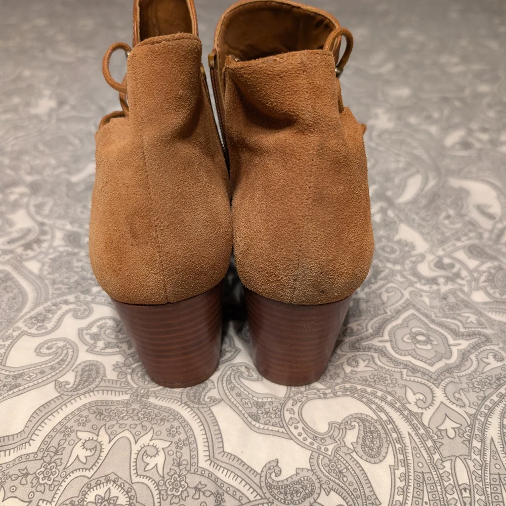 Aldo Brown Leather Ankle Booties - Picture 7 of 7